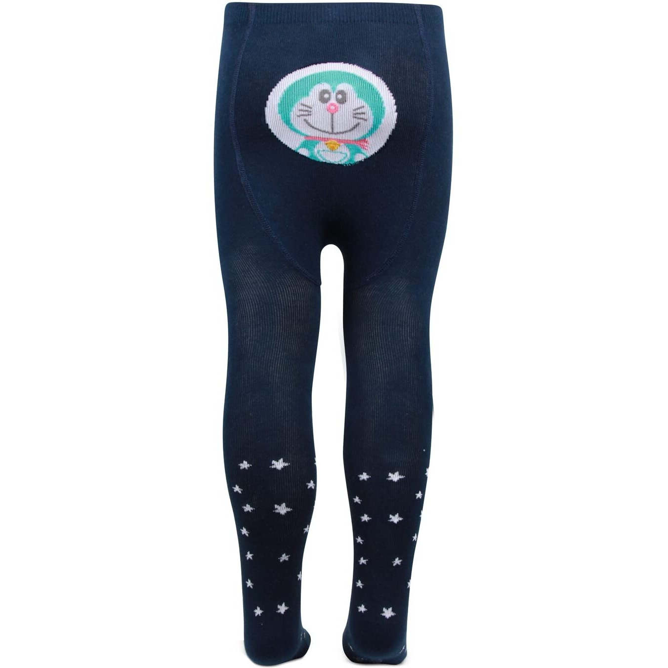 Bonjour Doraemon Knitted Tights For Baby Girls & Baby Boys (1-2 Years, Airforce.1)