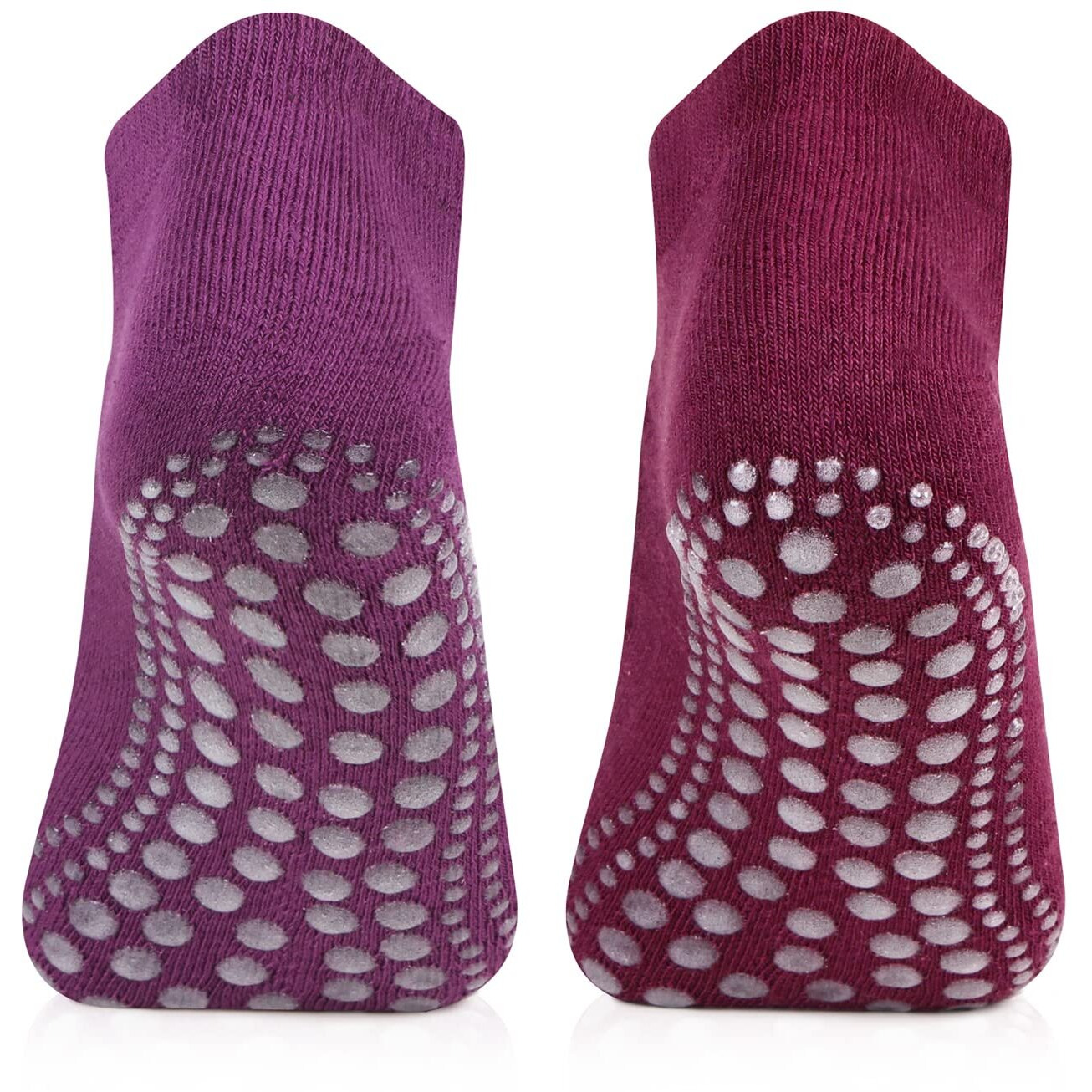 Bonjour Girls Anti-Skid (Gripper) Yoga Socks In Combo - Po2