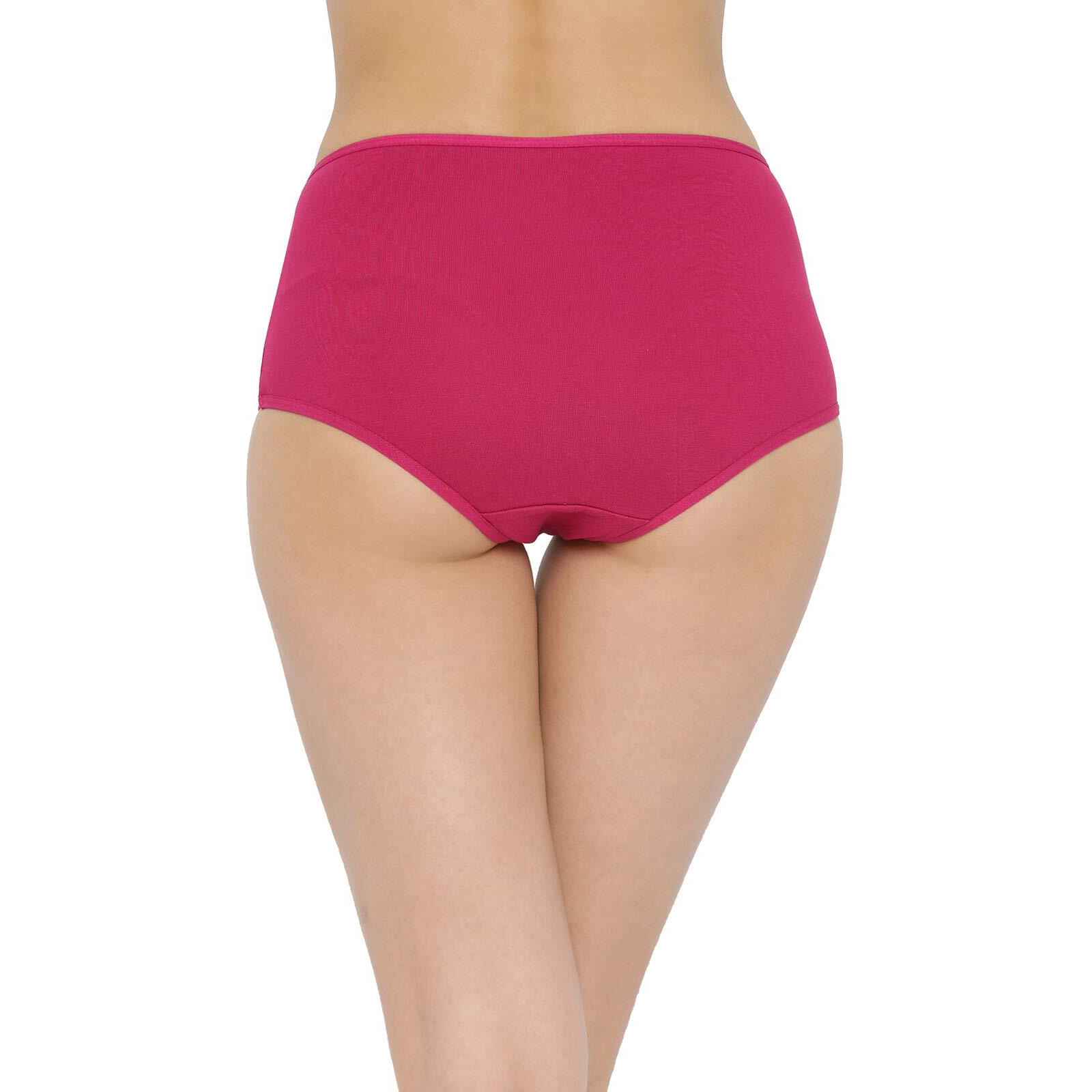 Clovia Women's Cotton Underwear (Pack Of 1) (Pn2962P14L_Pink_Large_Pink_L)