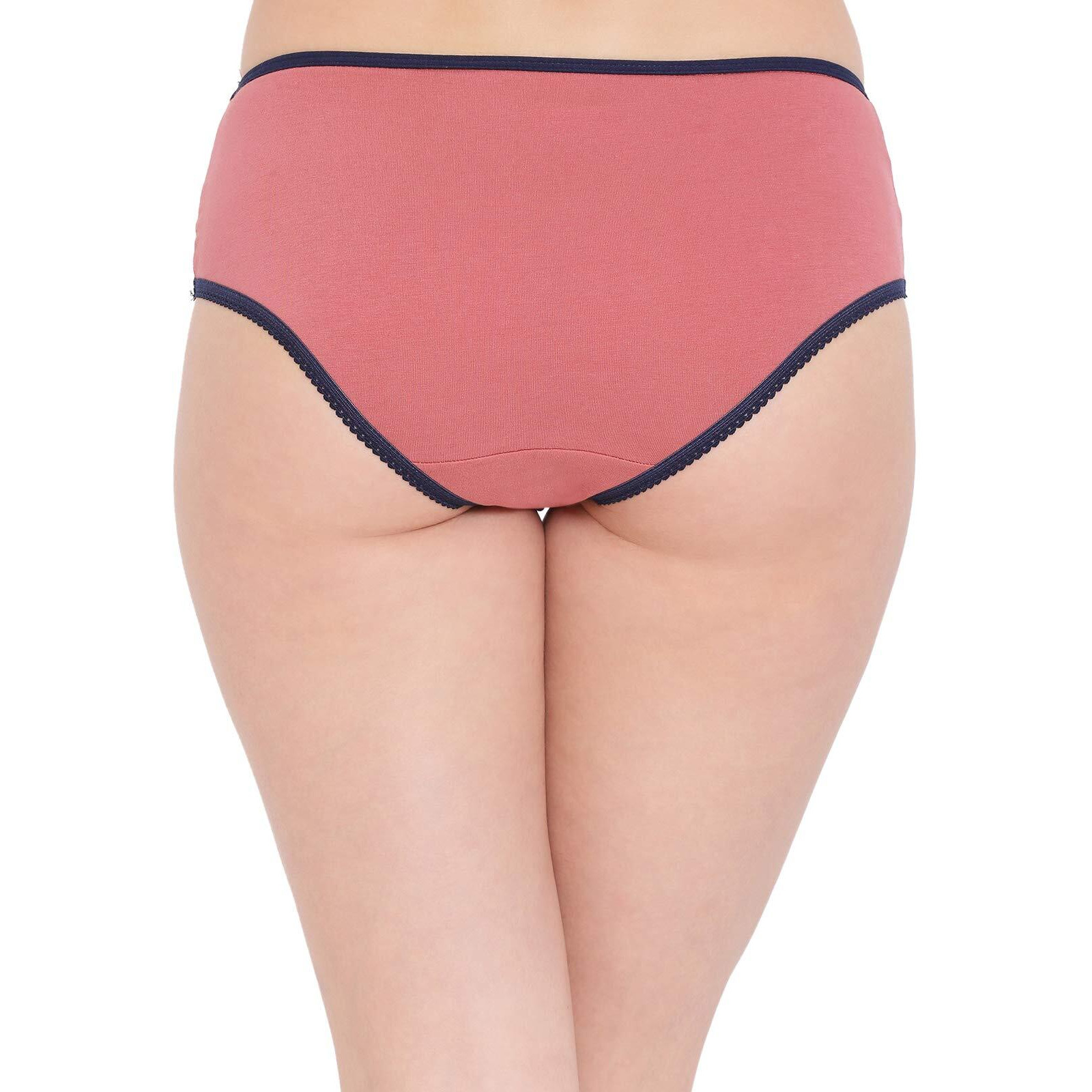 Clovia Cotton Mid Waist Teen Hipster Panty (Pb0002P14_Pink_S)