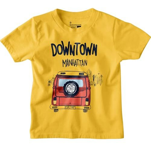 Bon Organik Boy's Combo (Pack Of 5) Regular T-Shirt (Bon7713_Multi 4-6Y)