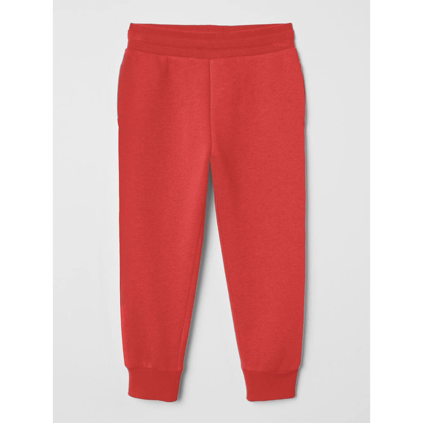 Bon Organik Boy Regular Fit Cotton Joggers (8-9Y, Terry Red1)