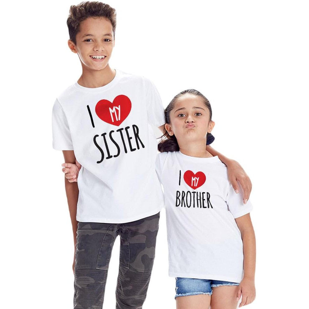 Bon Organik Boy's Regular Fit T-Shirt (24Rakhi6196_Brother