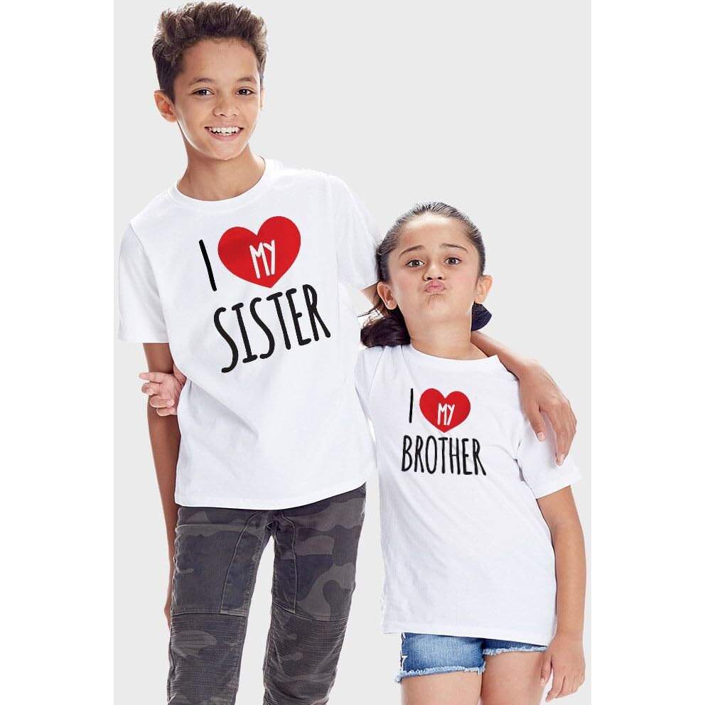 Bon Organik Boy's Regular Fit T-Shirt (24Rakhi6196_Brother