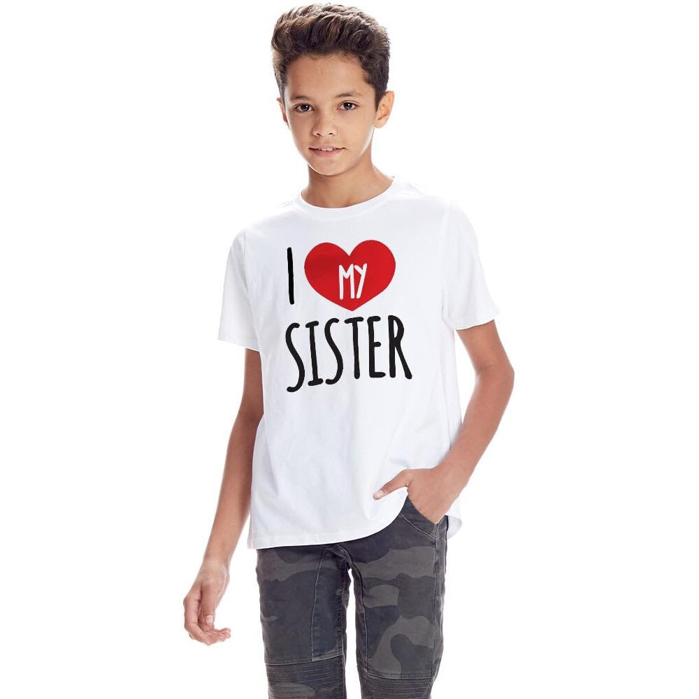 Bon Organik Boy's Regular Fit T-Shirt (24Rakhi6196_Brother