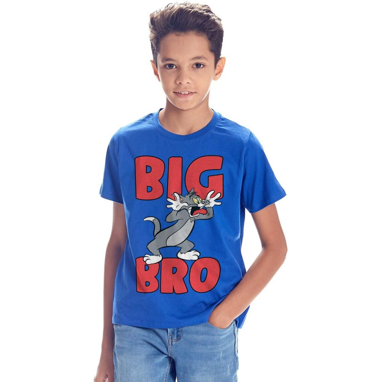Bon Organik Boy's Regular Fit T-Shirt (24Rakhi7837_Brother