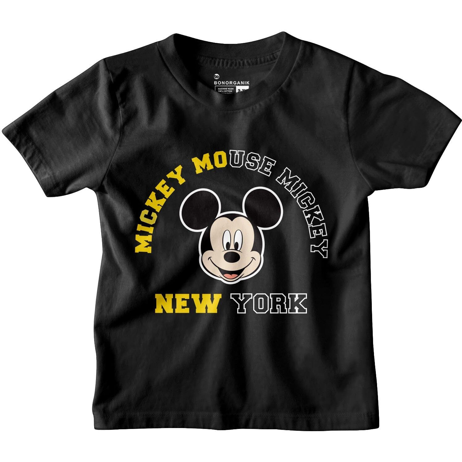 Bon Organik Boy's Regular Fit T-Shirt (Bon11237_Multi