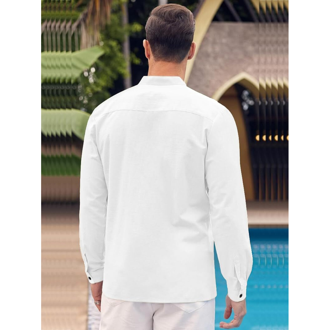 Bellstone Men Cotton Solid Regular Fit Shirt (200_White_Xl