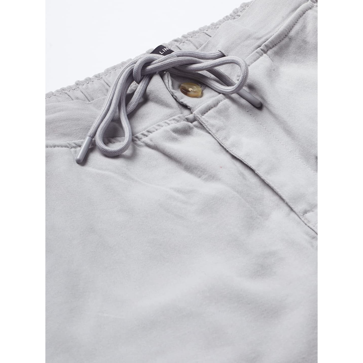 Dennis Lingo Light Grey Casual Trousers For Men (38)