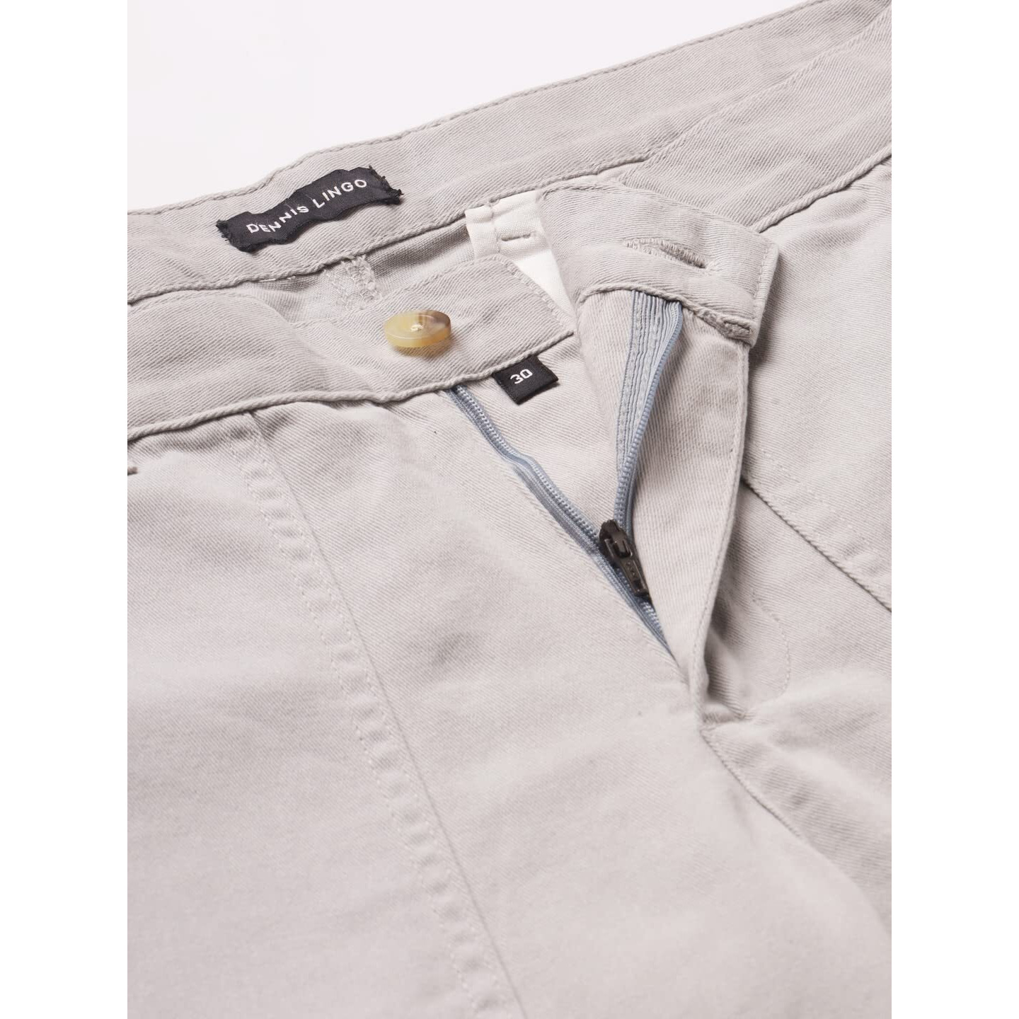Dennis Lingo Light Grey Slim Fit Chino For Men