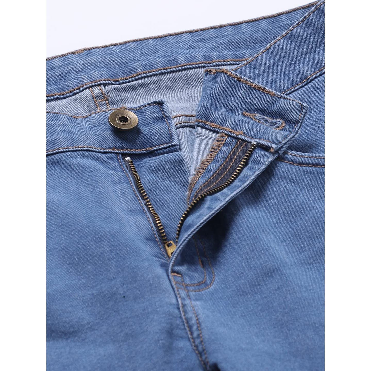 Dennis Lingo Men's Slim Fit Stretchable Denim Solid Jeans (Indigo)