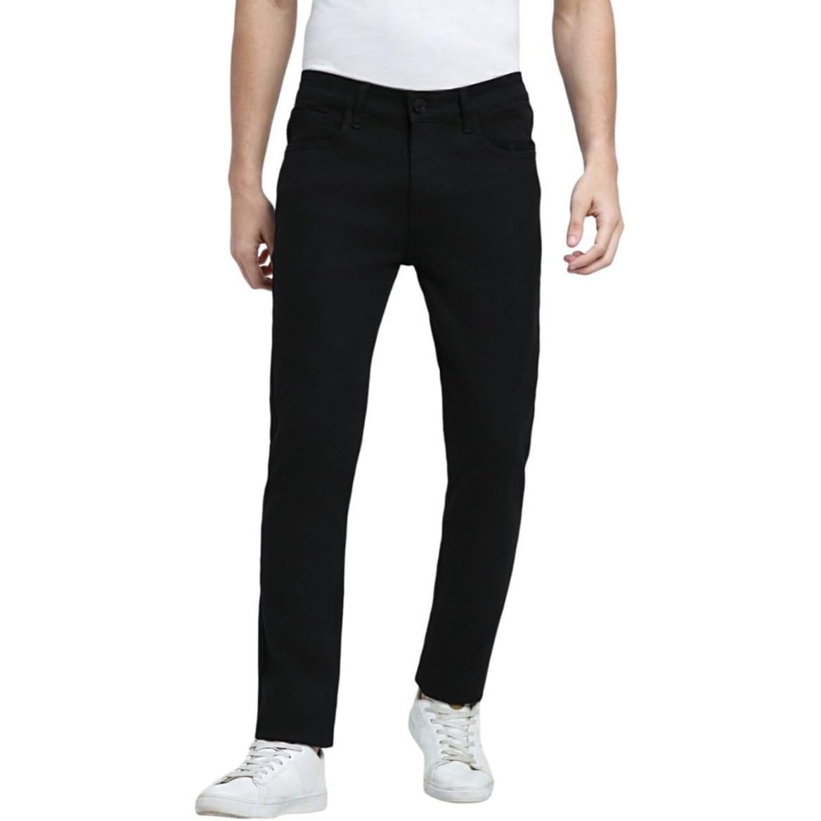 Dennis Lingo Black Slim Fit Jeans (Dlmjnw23140_Bk_32)