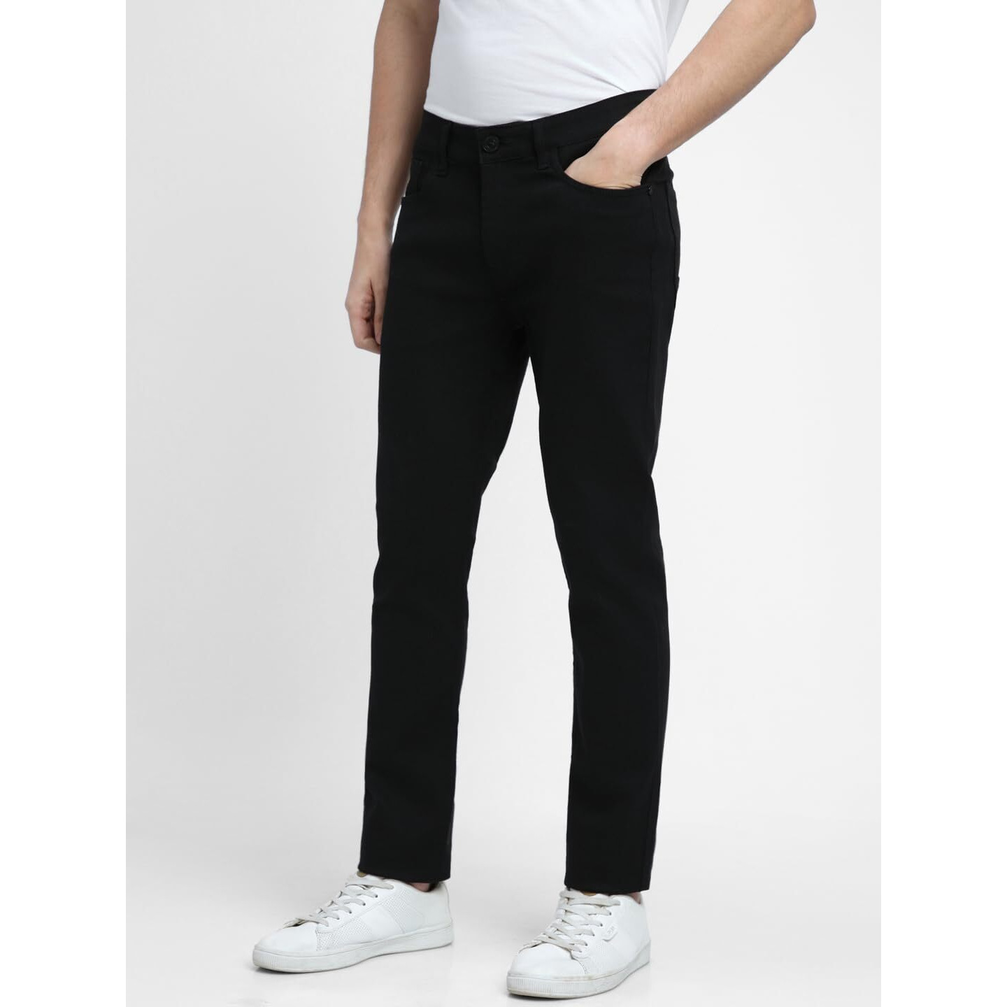 Dennis Lingo Black Slim Fit Jeans (Dlmjnw23140_Bk_32)