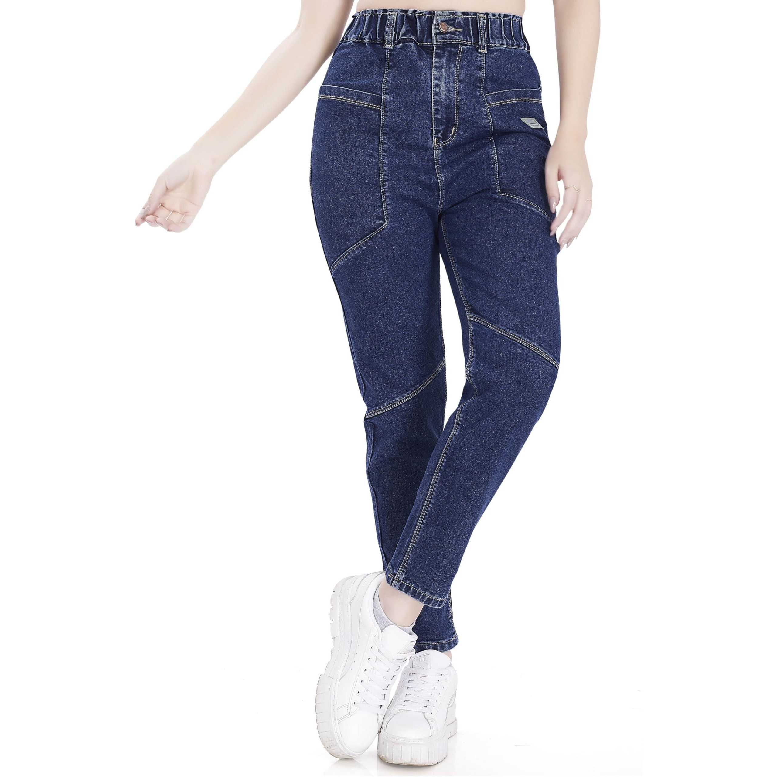 Divisive Women's Mom Fit Denim Jeans (Dwj33_28_Zira Dx)