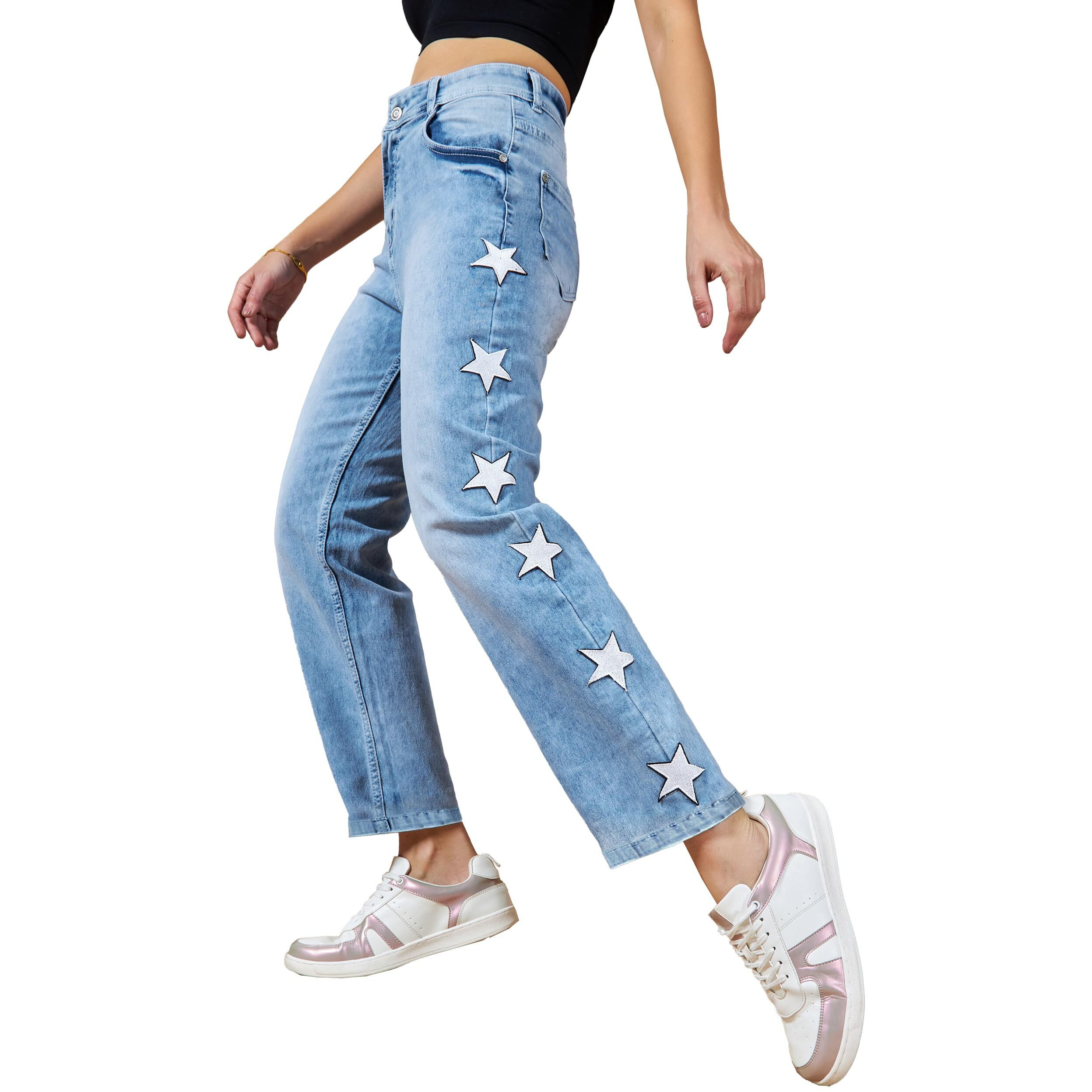 Dolce Crudo Women's Slim Fit High Rise Regular Length Stretchable Denim Jeans (Doss24Den97-26-158-26, Light Blue, 26)