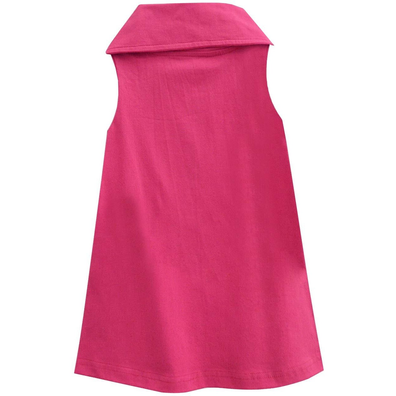 A.T.U.N Girl's A-Line Mini Dress (Gdrs Hei Fuc_Fuchsia_3-4 Years_Pink, Fuchsia_3 Years-4 Years)