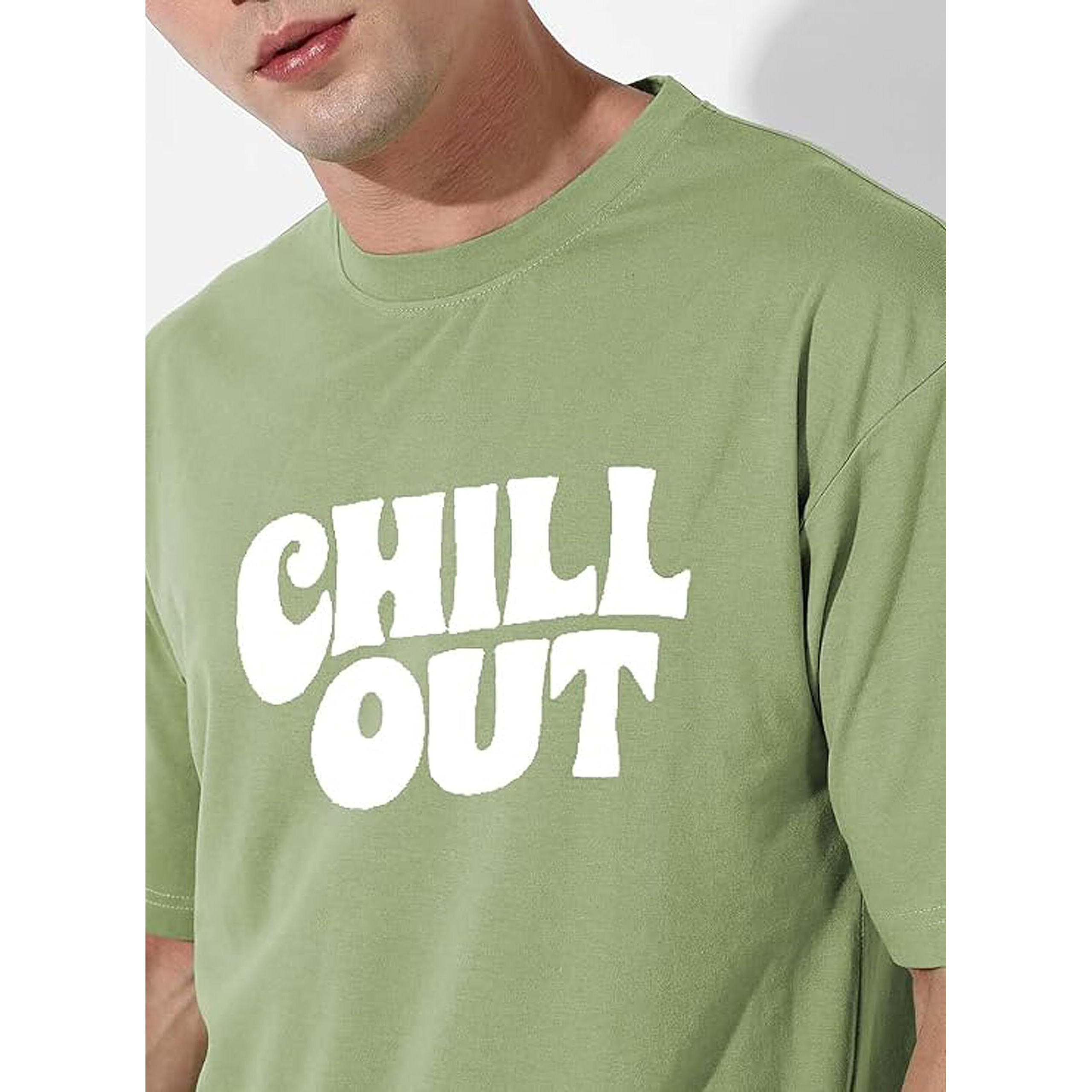 Elliti Cotton Blend Casual Round Neck Printed T-Shirt And Shorts Set, Men's Pyjama Co-Ord Set, Sleepwear & Loungewear, Summer Night Wear, Night Suit, Night Dress,Beach Weaver Suit For Men.(Pista,L)