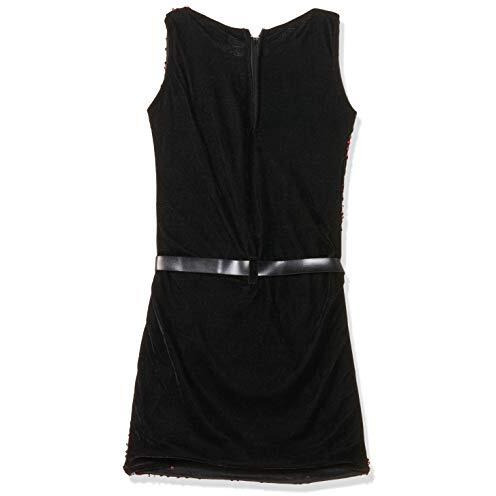 Aarika Girl's Cotton Blend Skater Knee-Length Special Occasion Dress (Dr-1600_Red_34)