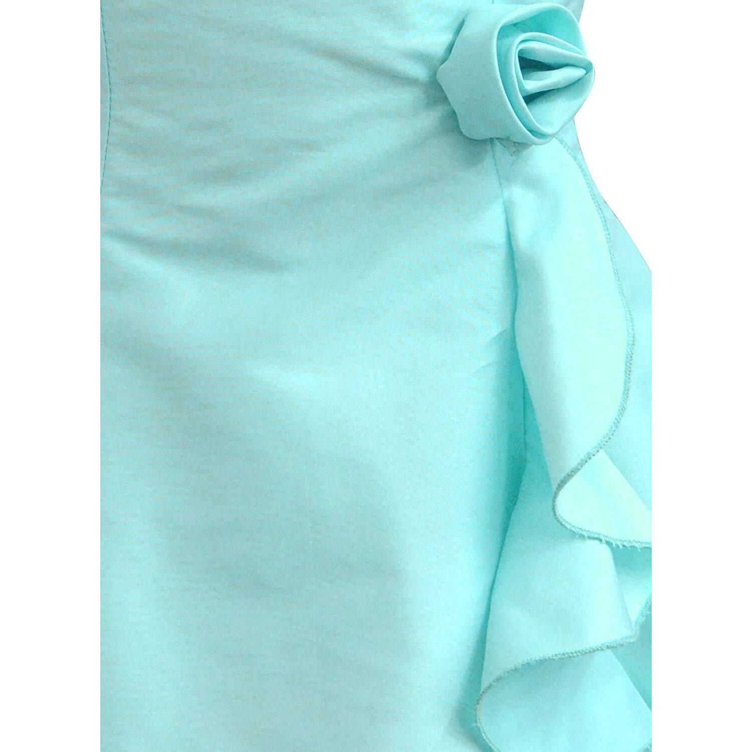 A.T.U.N Girl's Skater Mini Dress (Gdrs Jes Mnt_Mint_3-4 Years_ Mint_3 Years-4 Years)