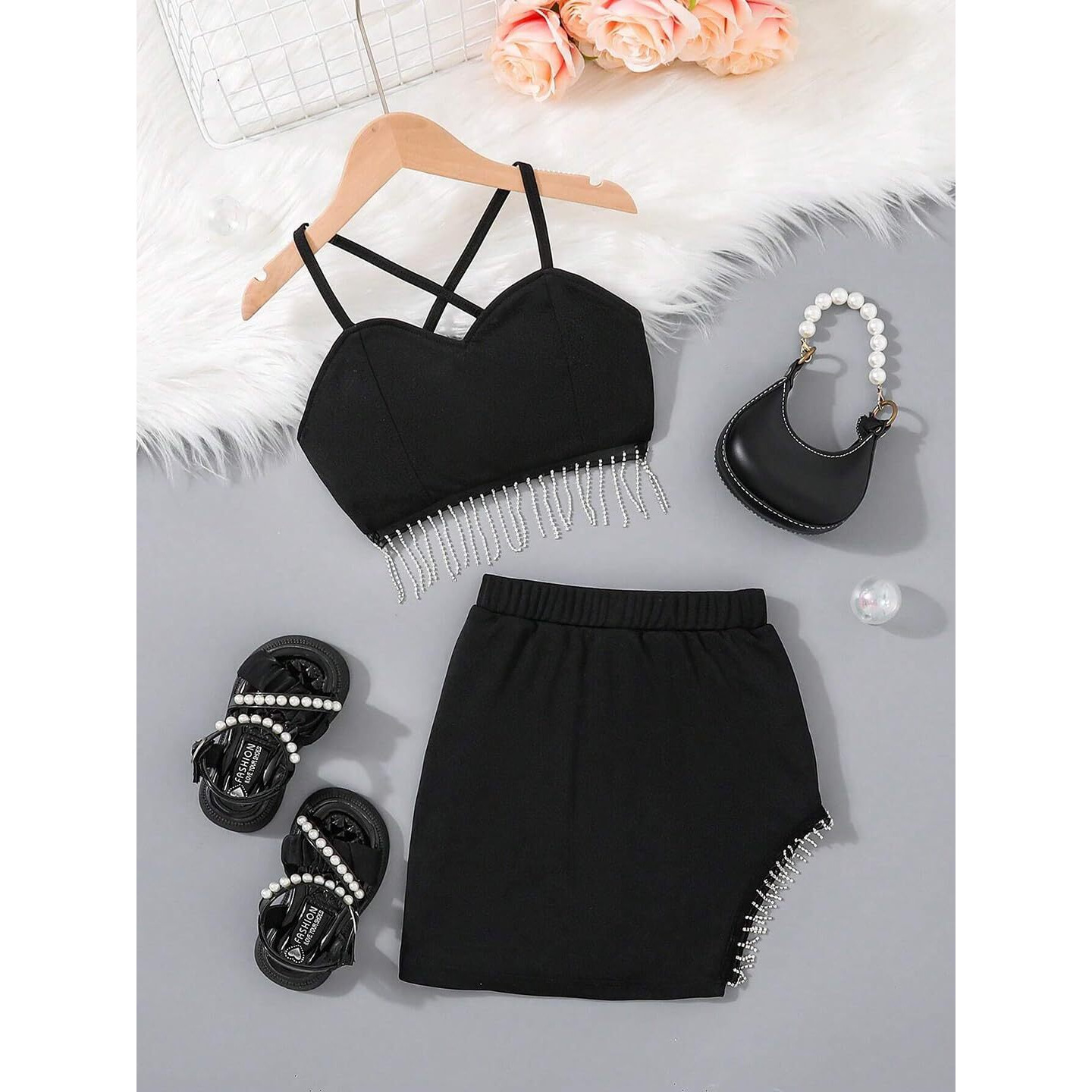 Addyvero Girls Skirt & Top Set