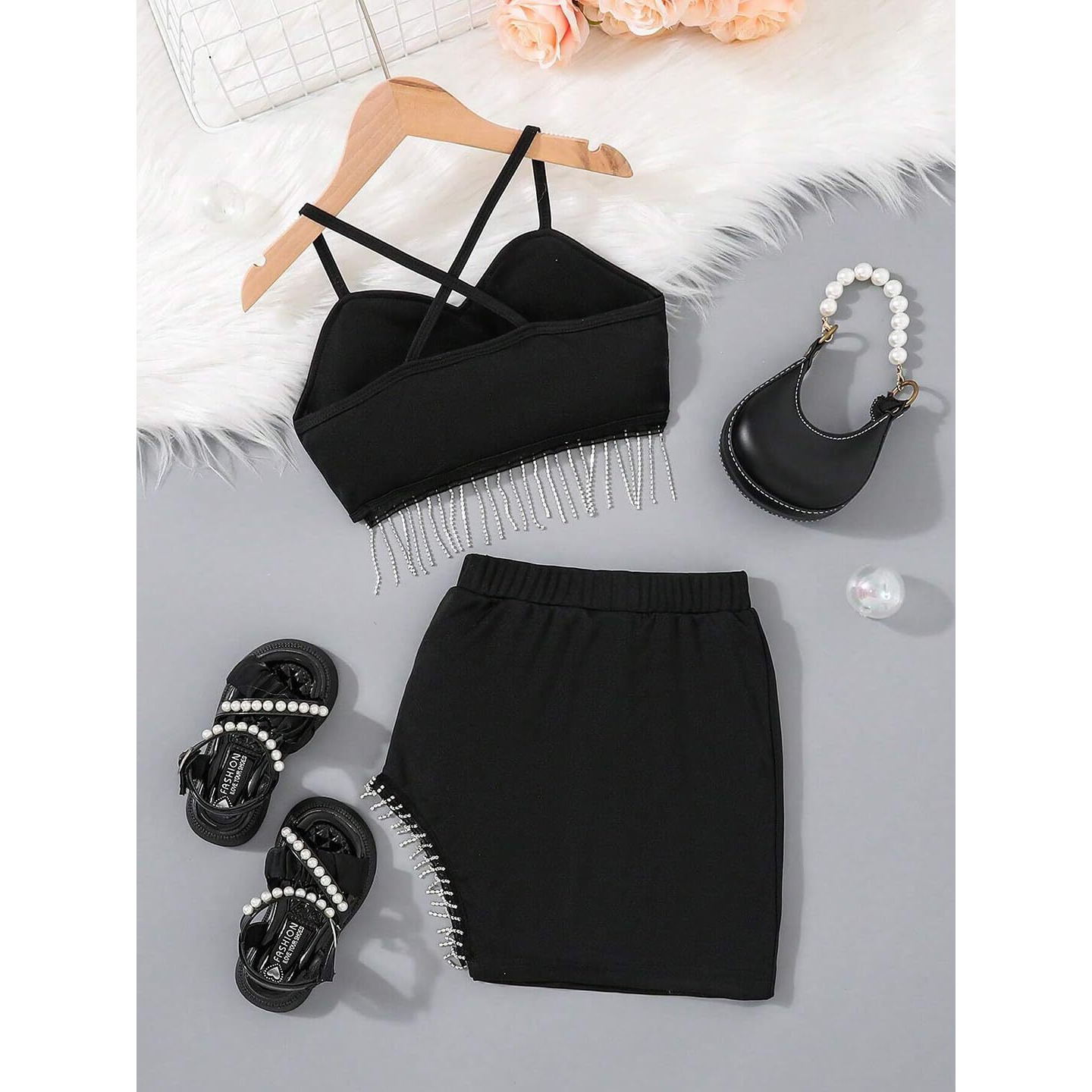 Addyvero Girls Skirt & Top Set