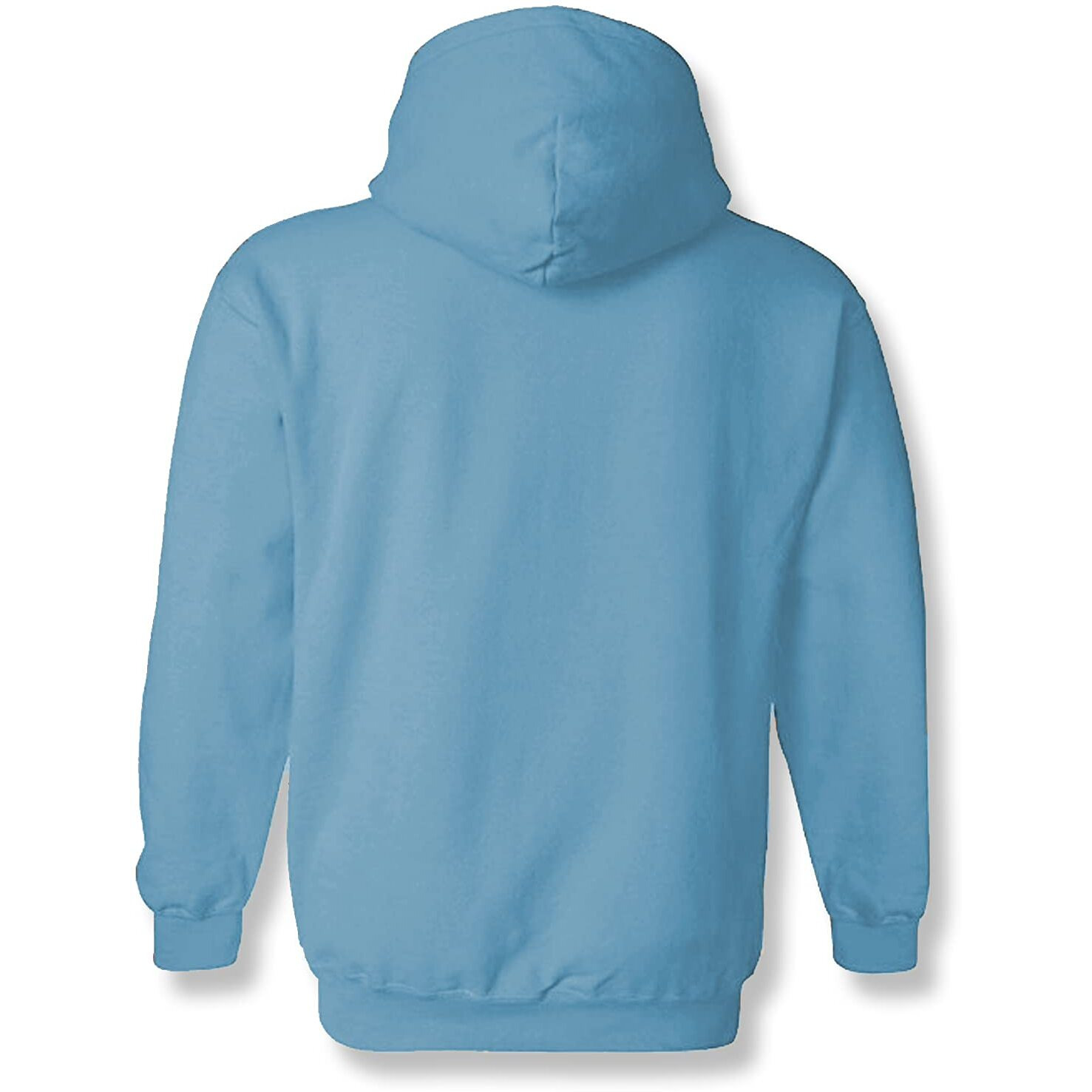Adro Men's Cotton Neck Hooded Sweatshirt (H21-M-Dec-Sk_Skyblue_L)