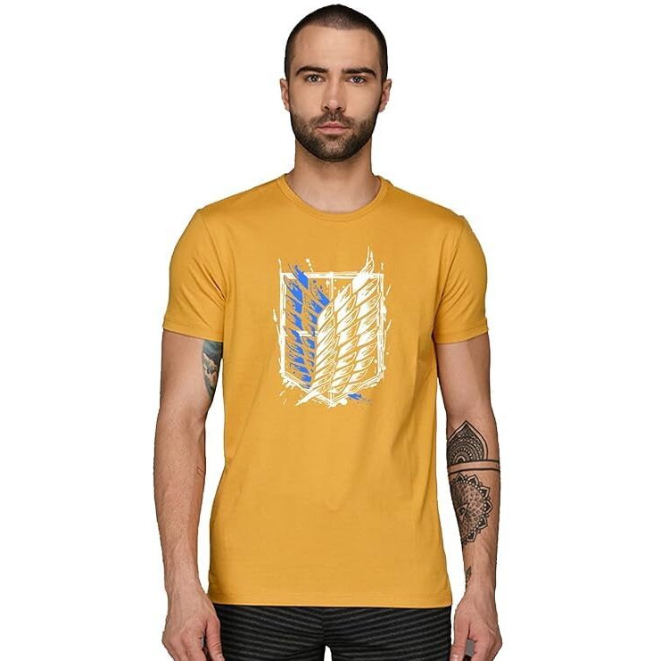 Adro 100% Cotton Lycra Tshirts For Men Combo Pack Of 3 | Regular Fit | Printed T Shirt | Round Neck Half Sleeve| Mens Tshirts|Rcm3_Winn-Mu_Bcl-Bl_Rac-Wh_L