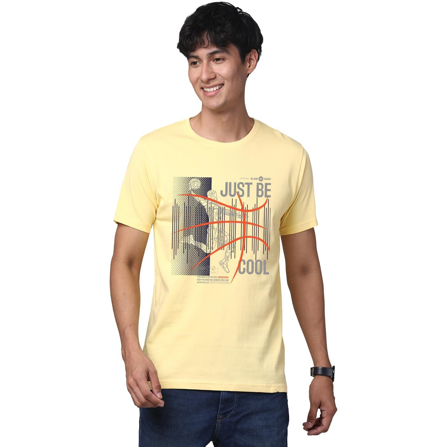 Adro 100% Cotton Lycra Tshirts For Men Combo Pack Of 3 | Regular Fit | Printed T Shirt | Round Neck Half Sleeve| Mens Tshirts|Rcm3_Bcl-Ly_Rac-Sk_Inv-Rb_Xl