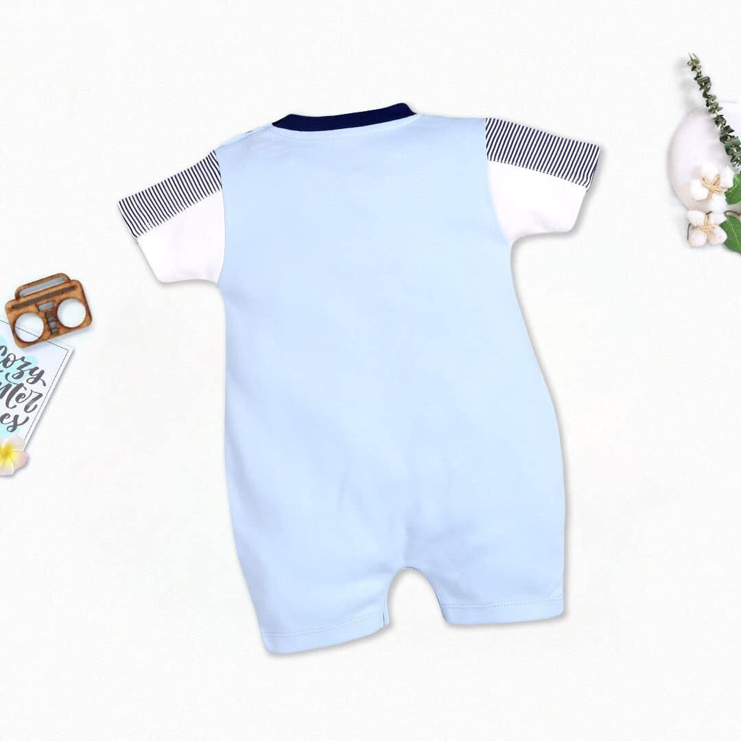 Baby Go 100% Cotton Romper For Baby Boys