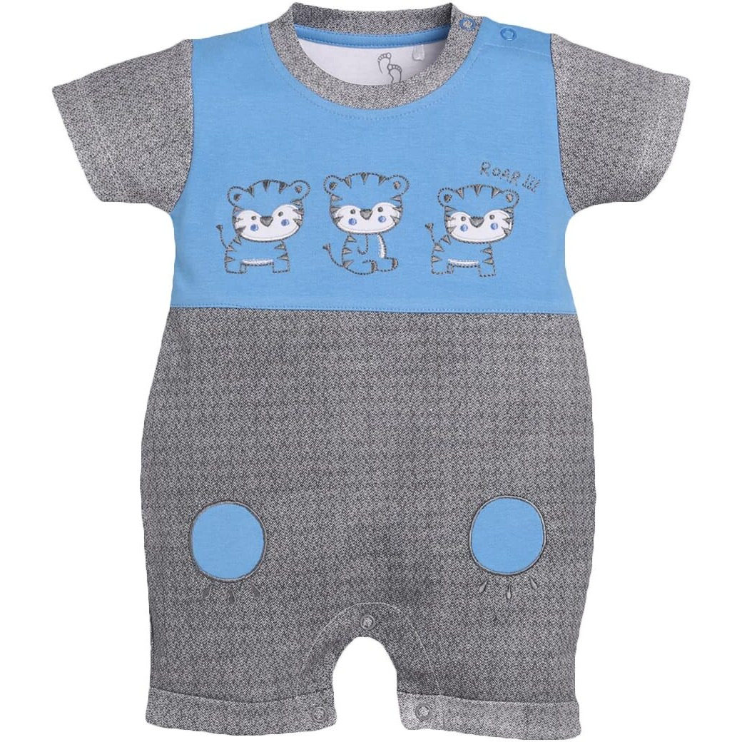 Baby Go 100% Cotton Romper For Baby Boys
