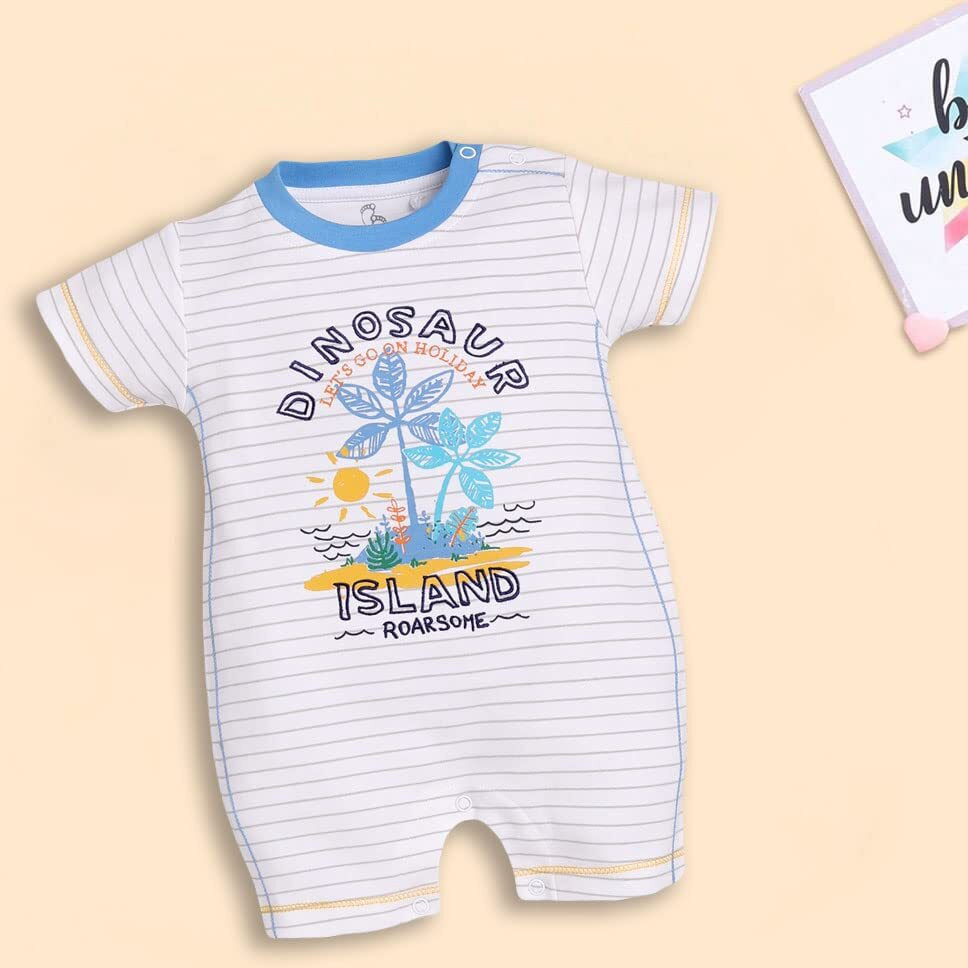 Baby Go 100% Cotton Romper/Summer Clothes/Creeper/New Born/Infant Wear/For Baby Boys