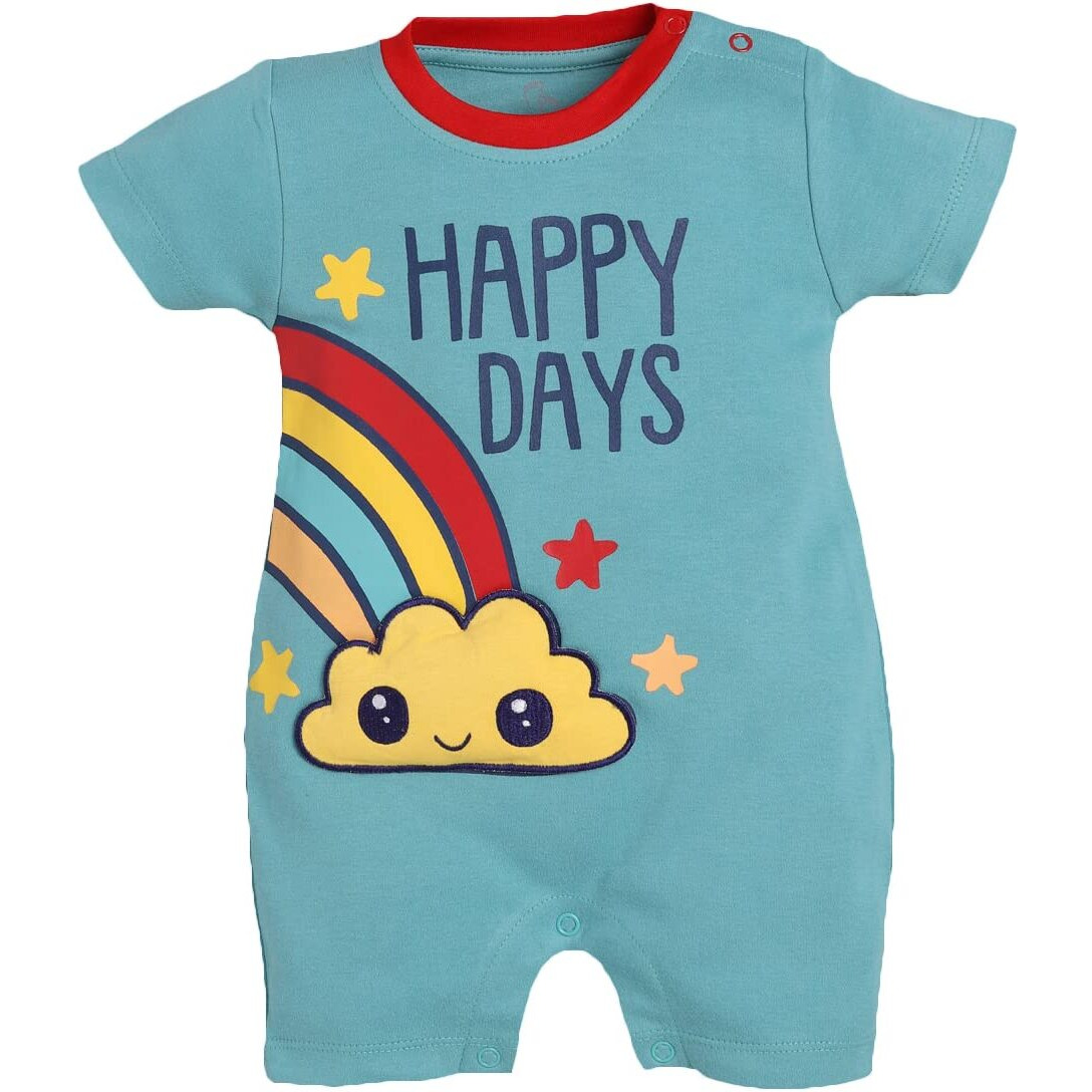Baby Go 100% Cotton Romper For Baby Boys