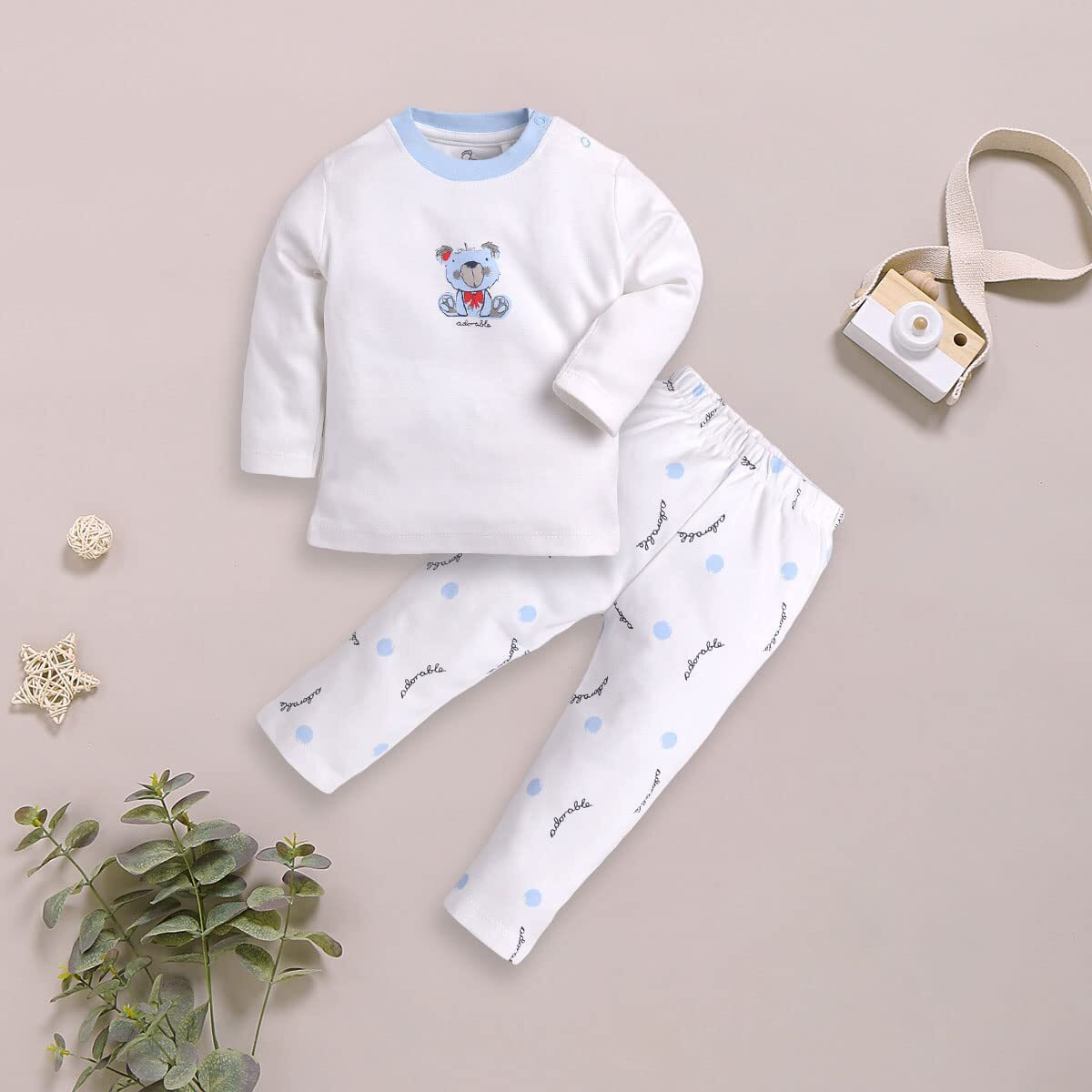Baby Go 0-6M,6-12M,12-18M,18-24M Full Sleeves 100% Pure Cotton Clothing Set For Baby Girls