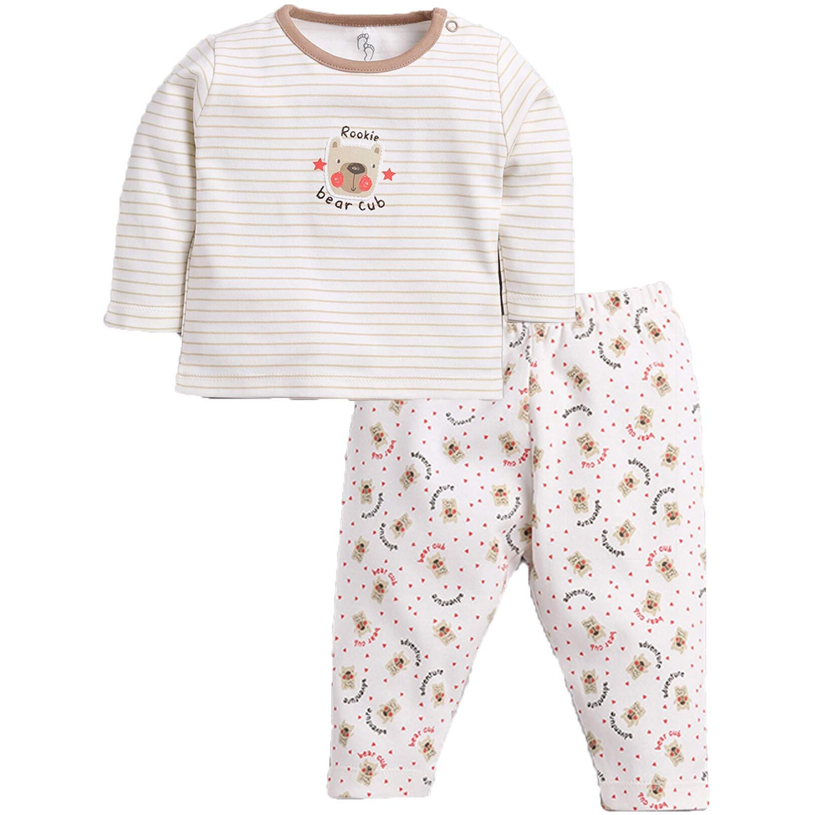 Baby Go 0-6M,6-12M,12-18M,18-24M Full Sleeves 100% Pure Cotton Clothing Set/T-Shirt & Pajama For Baby Boys