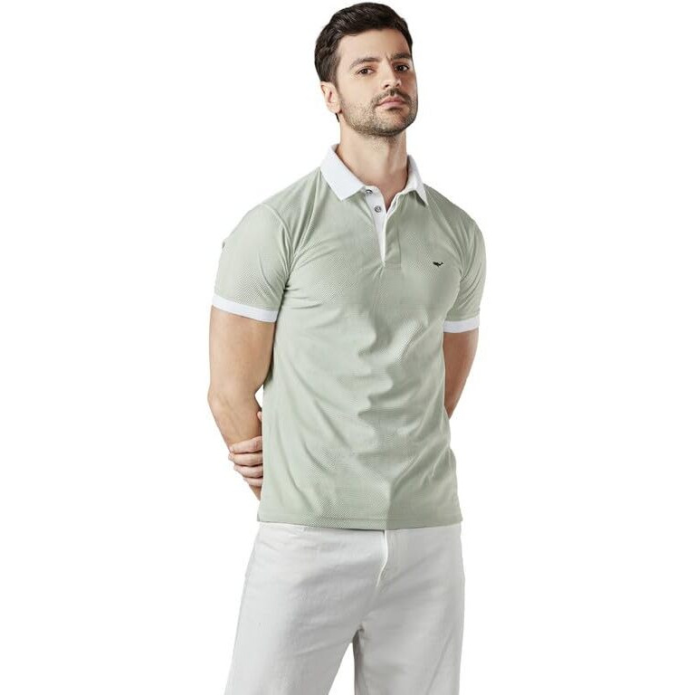 Be Active Men's Casual Polo Tshirt With Contrast Collar|| Tshirt For Men || Tshirt For Men Stylish || Tshirt For Men Polo (Ptp0001 3 S)