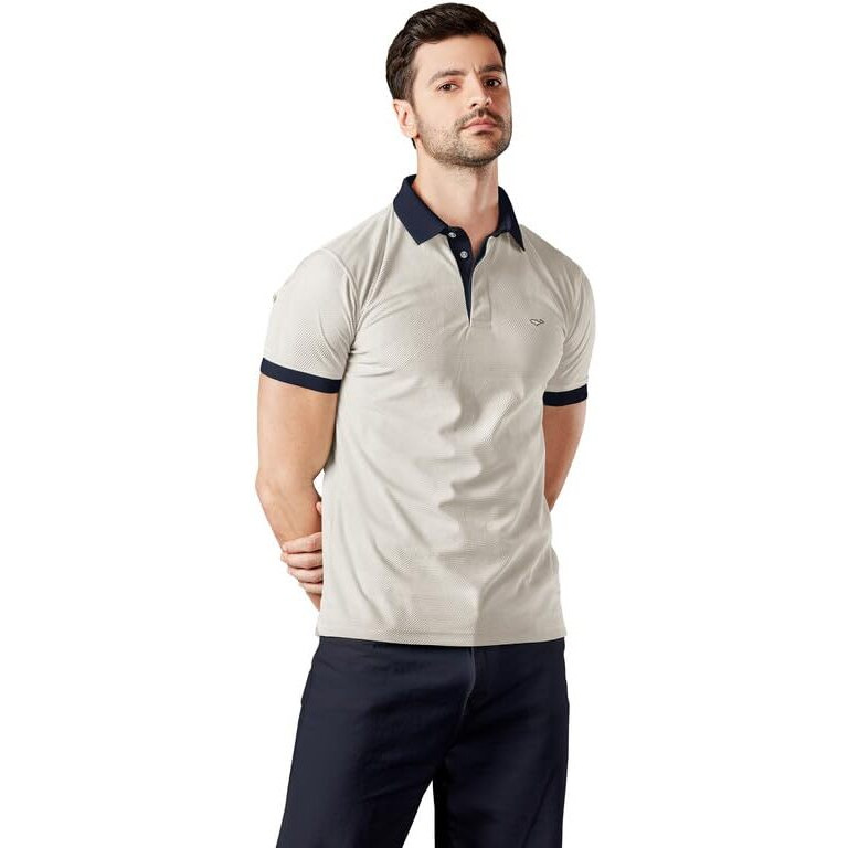 Be Active Men's Casual Polo Tshirt With Contrast Collar|| Tshirt For Men || Tshirt For Men Stylish || Tshirt For Men Polo (Ptp0001 6 S)