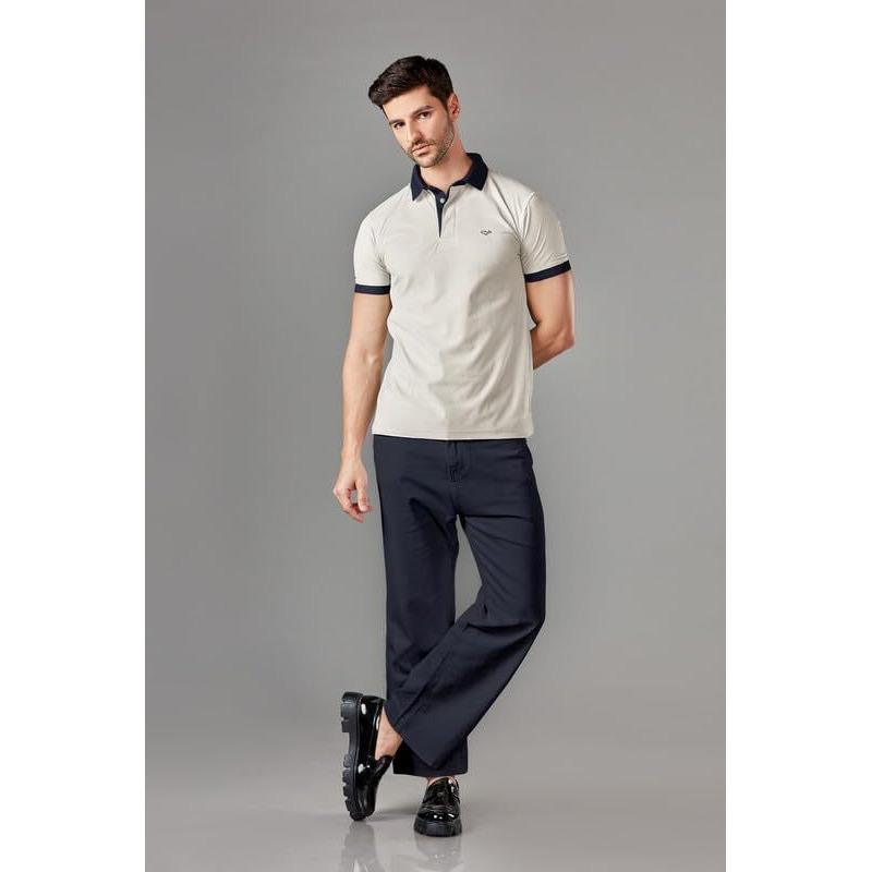 Be Active Men's Casual Polo Tshirt With Contrast Collar|| Tshirt For Men || Tshirt For Men Stylish || Tshirt For Men Polo (Ptp0001 6 S)