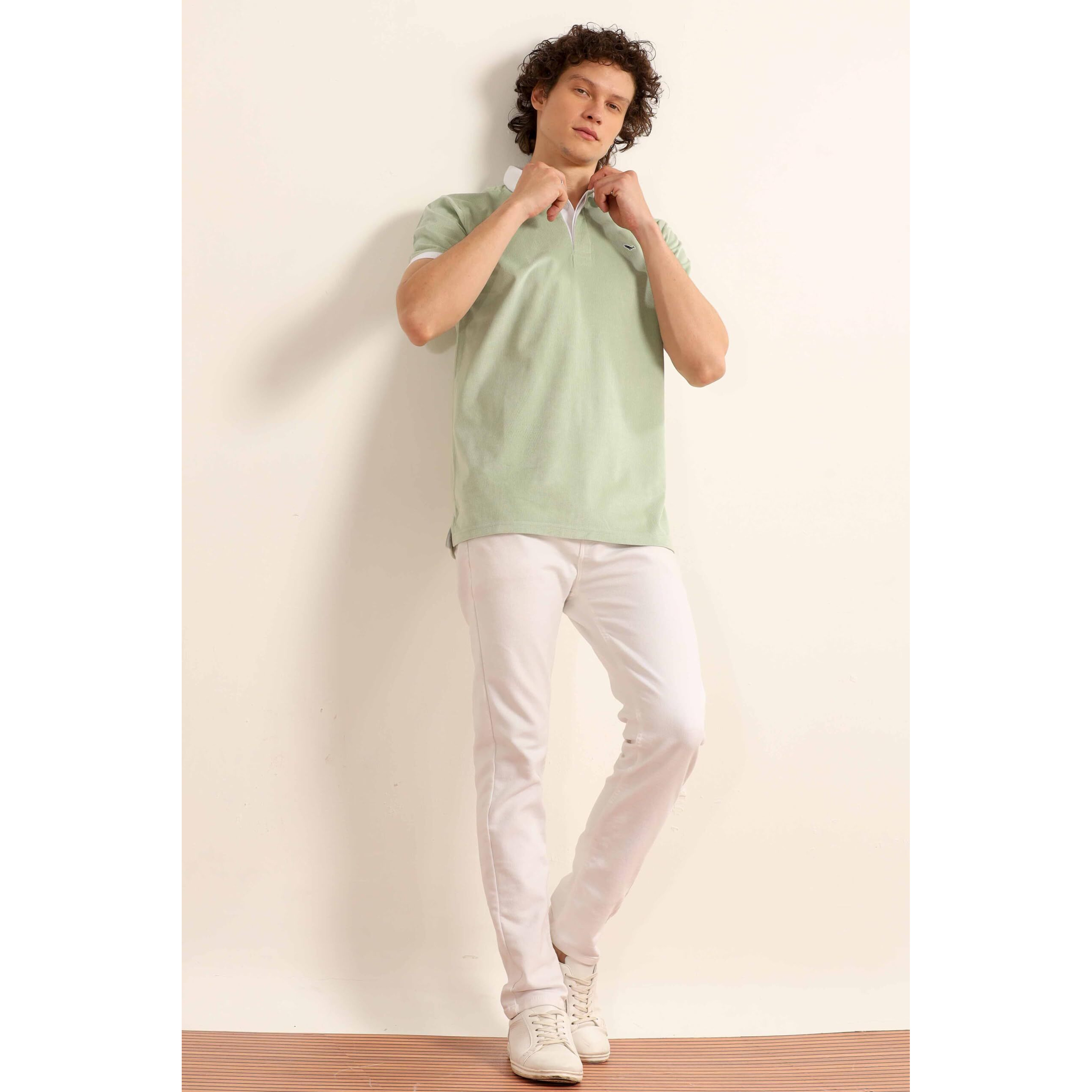 Be Active Men's Casual Polo Tshirt With Contrast Collar|| Tshirt For Men || Tshirt For Men Stylish || Tshirt For Men Polo (Ptp0002 3 S)