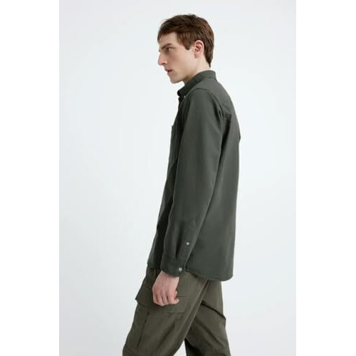 Be Active Men's Casual Pure Cotton Regular Fit Solid Shirt || Casual Shirts For Men || Men's Casual Shirt || Casual Wear Shirts (Rf0020 21 M) Olive Green