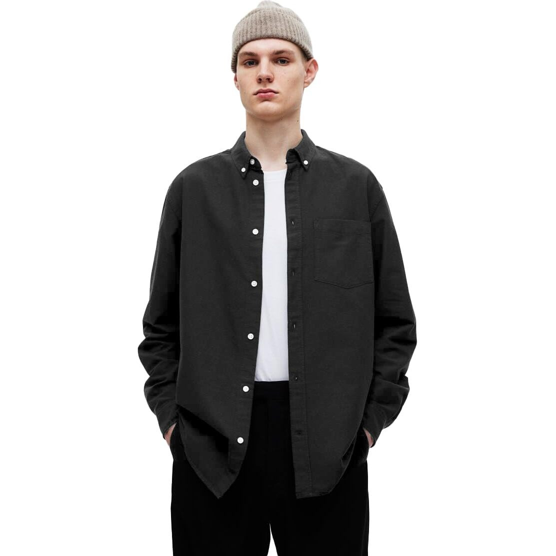 Be Active Men's Casual Pure Cotton Regular Fit Solid Shirt || Casual Shirts For Men || Men's Casual Shirt || Casual Wear Shirts (Rf0020 2 M) Black