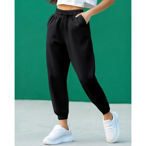 Bewakoof Women's Solid Super Loose Fit Joggers_624664_Black_2Xl