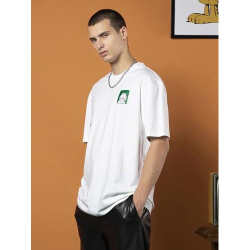 Bewakoof Men T-Shirt 1213097 White S