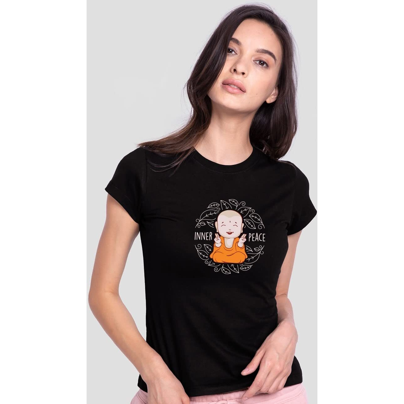 Bewakoof Women's Graphic Printed 100% Cotton T-Shirt - Slim Fit, Round Neck, Half Sleeves