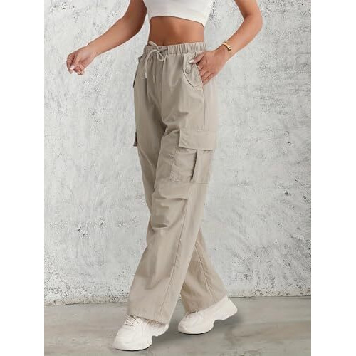 Litzo Cotton Cargo Pants For Women || Womens Cargo Pant (L-55-Xl) Brown