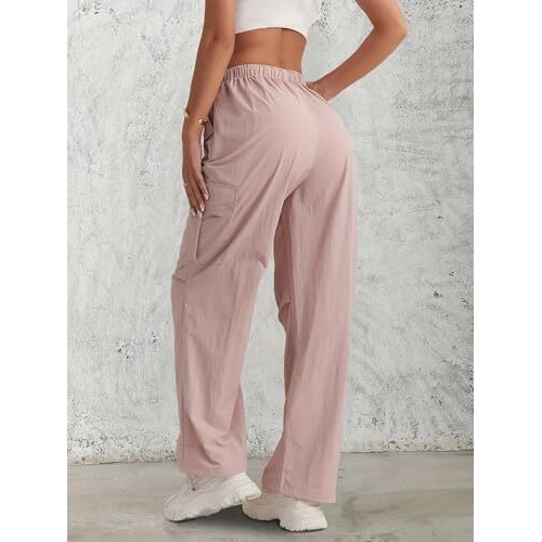 Litzo Cotton Cargo Pants For Women || Womens Cargo Pant (L-52-M) Pink