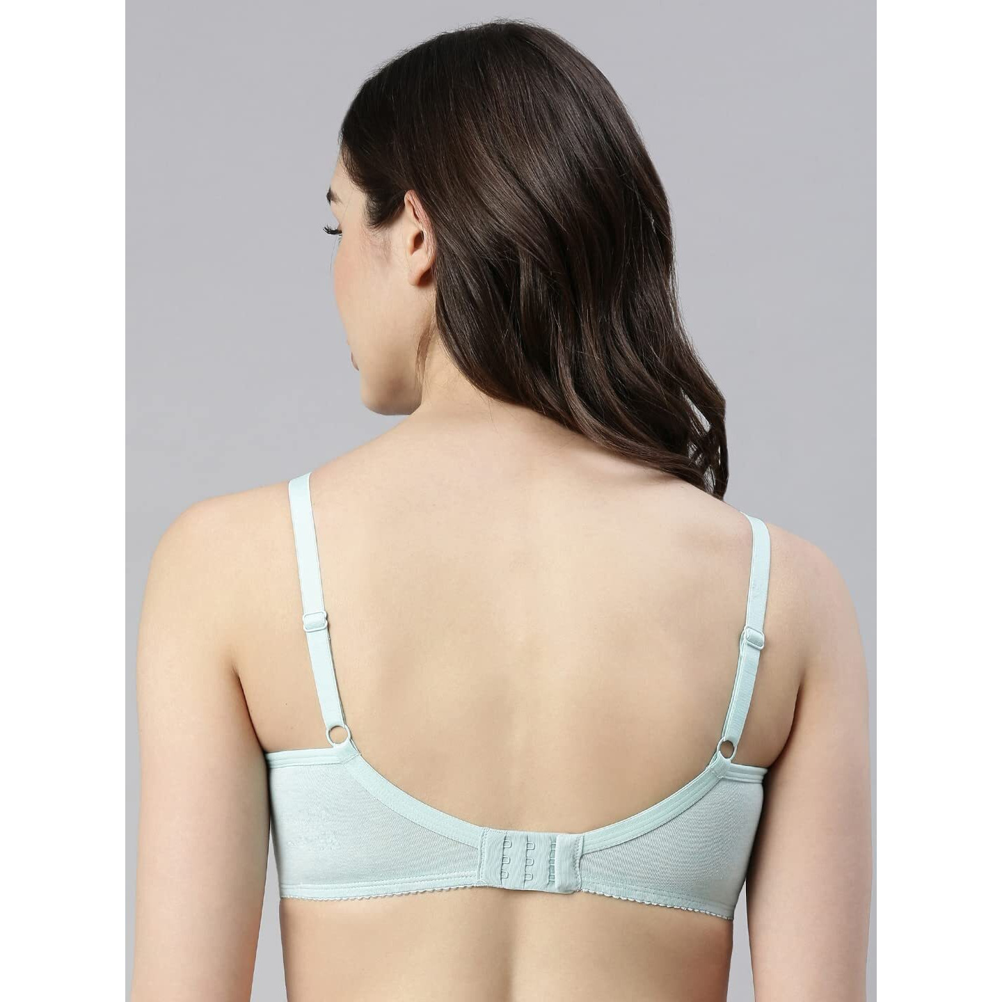 Enamor Sectioned Lift And Support Eco-Melange Cotton Nursing Bra For Women- High Coverage, Non Padded And Wirefree