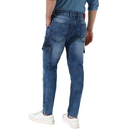 Campus Sutra Men's Regular Fit Denim Jeans (Scss23Csmssjean1031_Blue_32)