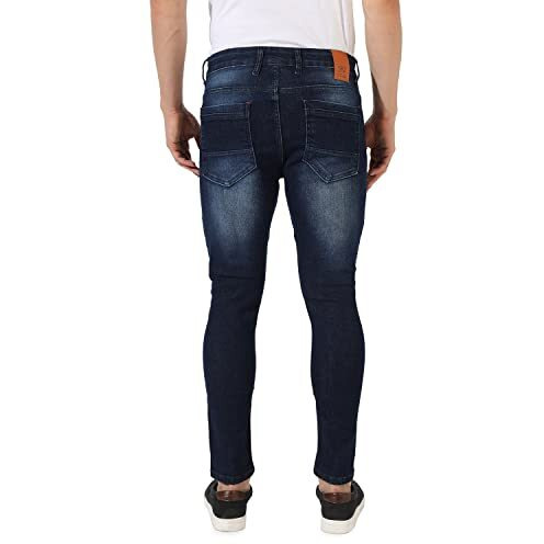 Campus Sutra Men's Regular Fit Jeans (Scss23Jn_Dne05_M_Pln_Bu_Blue-01_30)