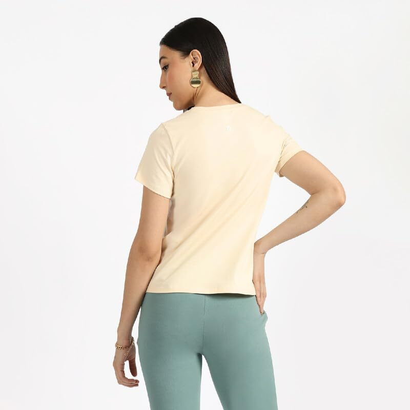 Blissclub Women The Last Tee - Round Neck Tee | Womens T-Shirt |  Sleeves | Last 750+ Washes | Cotton Tee