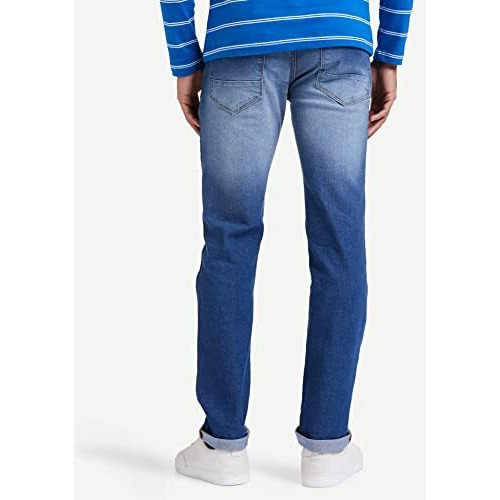 Diverse Men's Regular Fit Jeans (Dvd03D2L03-1T_Indigo 3_28) | Rise Style Low Rise